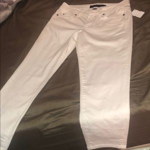 White Calvin Klein jeans